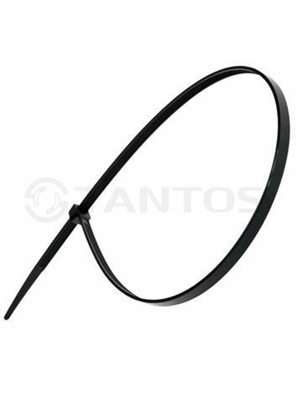 Хомут nylon 300x(3.6) мм 100 шт. чёрный Tantos