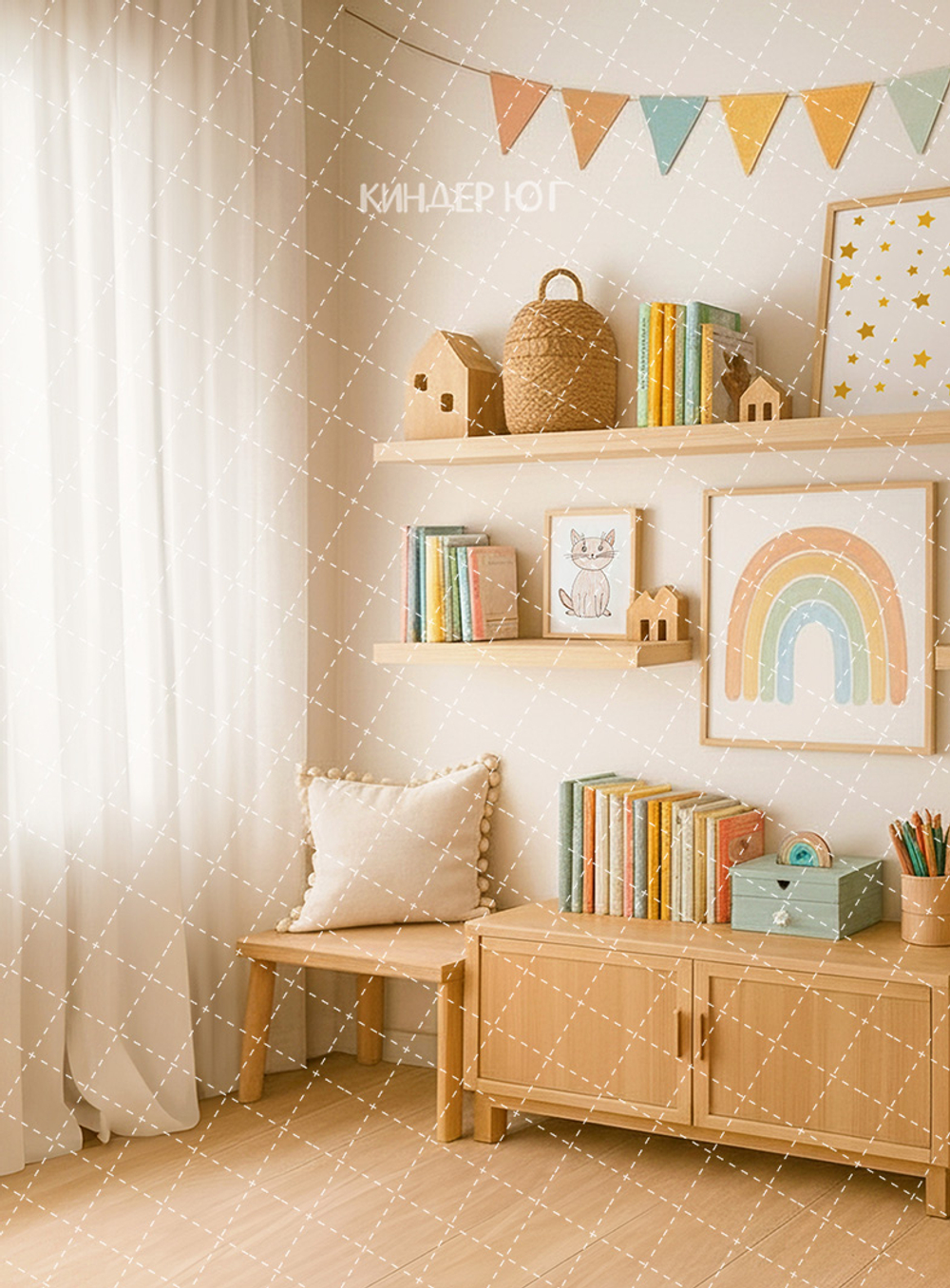 Фотофон "Игровая комната" арт. ФФ910-35