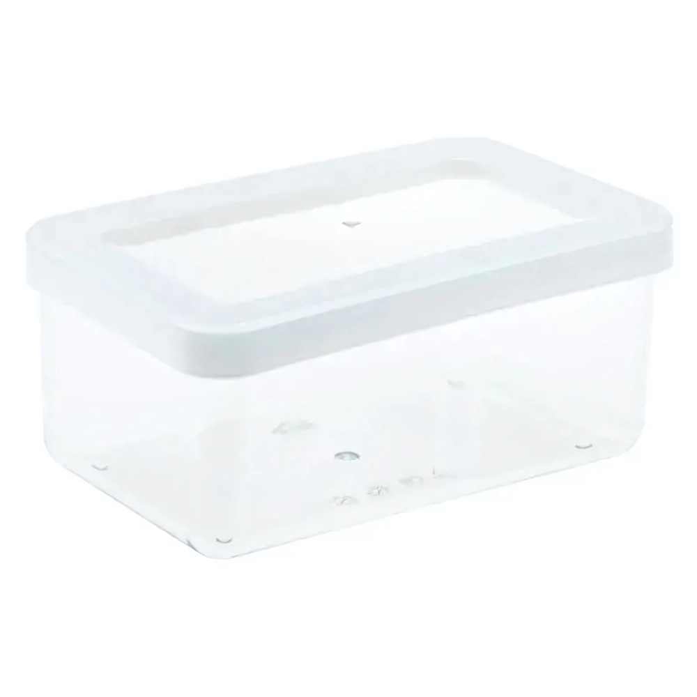 Емкость для сыпучих продуктов СТЕП 0,8 л 16х7см Белый