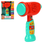 Веселый молоточек "Барбарики" 20 песен,звуков,фраз.удобн. ручка.свет.коробка бат (Умка)