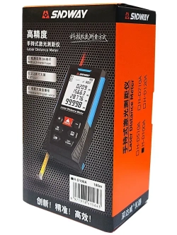 Дальномер лазерный, нивелир SNDWAY H-D100A + встроенная рулетка