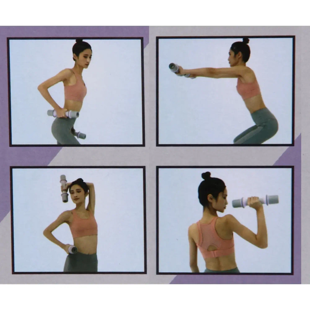 Гантель для фитнеса в наборе Sportage HL-AYL, 2*2 кг