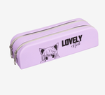 Пенал сиреневый 20,5x5,7x6,8 см "Lovely Girl" (deVENTE)