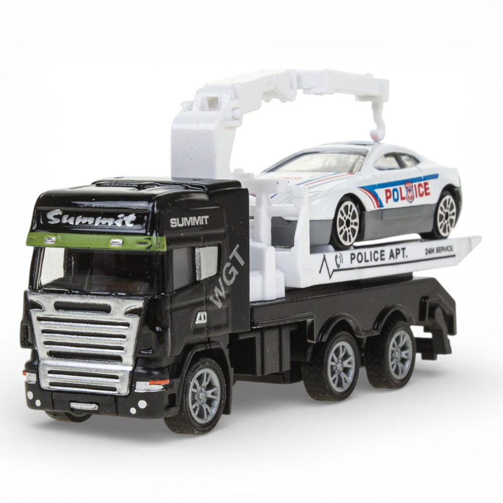 Автовоз ин. + машинка, коробка W2215-7A