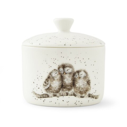 Банка с крышкой "Совы" Wrendale Designs, 9.5 см/0,31 л