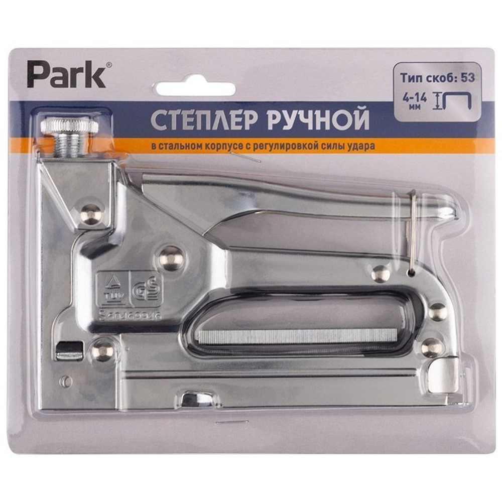 Степлер ручной тип 53 4-14мм стальной корпус, с регулировкой силы удара