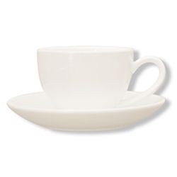 Чайная пара 200 мл белая фарфор P.L. Proff Cuisine [4]