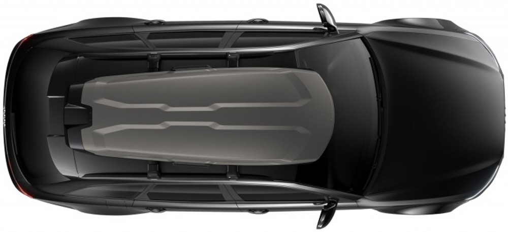 Автомобильный бокс Thule Vector Alpine титановый матовый, 380л (613500)