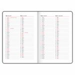 Еженедельник датированный 2025, А5, 145х215 мм, BRAUBERG "Party", под кожу, белый, 115969