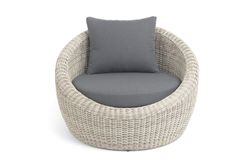 "Барселона" кресло из искусственного ротанга, цвет бежевый