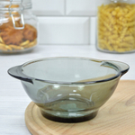 Бульонница 510мл "Basilico Grey" с ушками, дымка