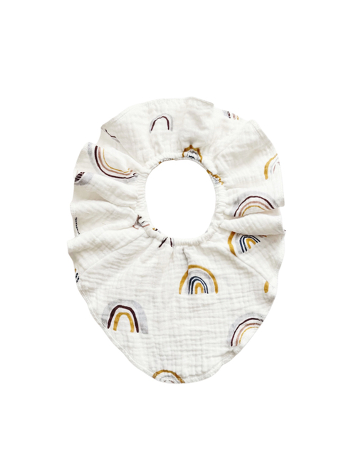 Муслиновый нагрудник Радуги