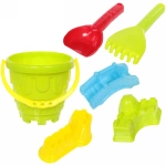 Набор для игры в песочнице «Строитель замков», 21*16 см, 6 предметов, микс