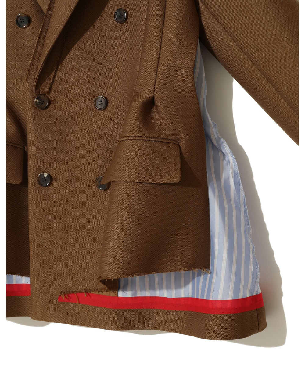 UNDERCOVER ЖАКЕТ КОМБИНИРОВАННЫЙ КОРИЧНЕВЫЙ