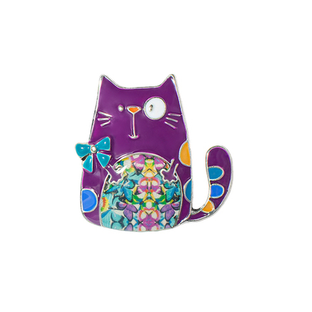 Брошь Shadore Кот бант XZ2299.11 V/S