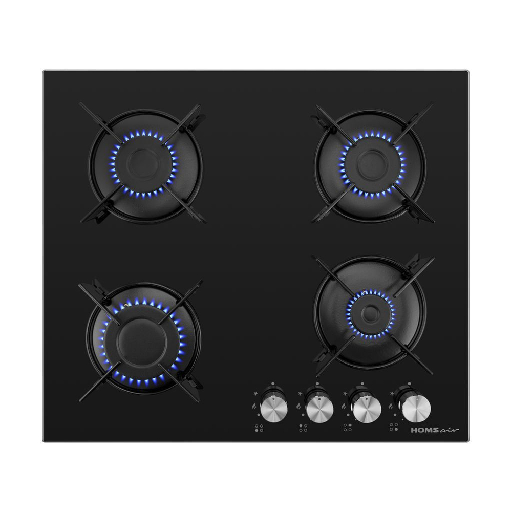Газовая варочная панель HOMSair HGG641EBK фото 2