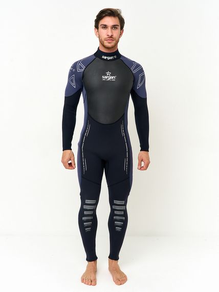 Гидрокостюм Sargan Nero 2.0 Long men 2 мм черный/темно-синий