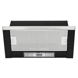 Встраиваемая вытяжка Krona KAMILLA slim 600 black/inox (2 мотора)