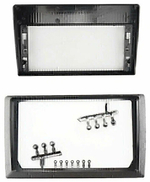 Магнитола для Toyota Alphard 2 H20, Vellfire 1 H20 2008-2015 (полочка под экраном, рамка-накладка 10) - Teyes LUX ONE ROUND монитор 12.3" 2K QLED на Android 10, CarPlay, 4G SIM-слот