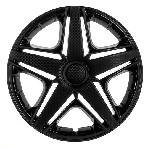 Колпак колеса R14 NHL черный (в мешке 4 упак) (STAR)