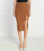 Хлопковая юбка Pinko - коричневый(101844 A15S)