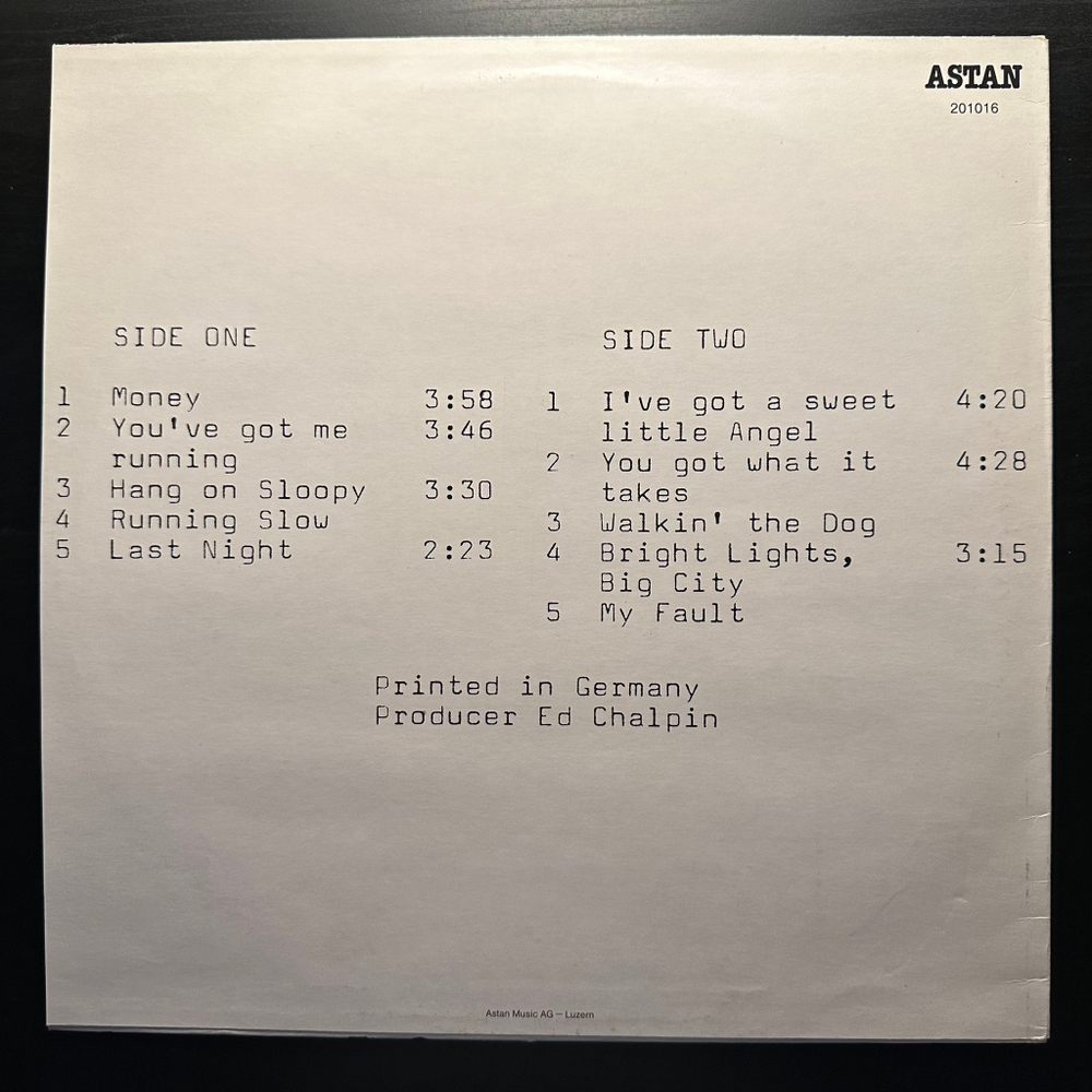 Jimi Hendrix ‎– Last Night (Германия 1981г.)