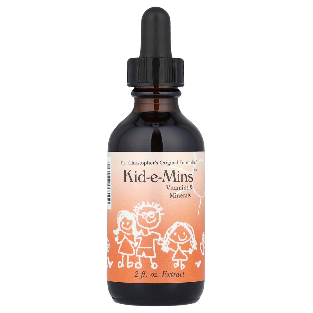 Christopher's Original Formulas, Kid-e-Mins ™, витамины и минералы, 2 жидк. Унции