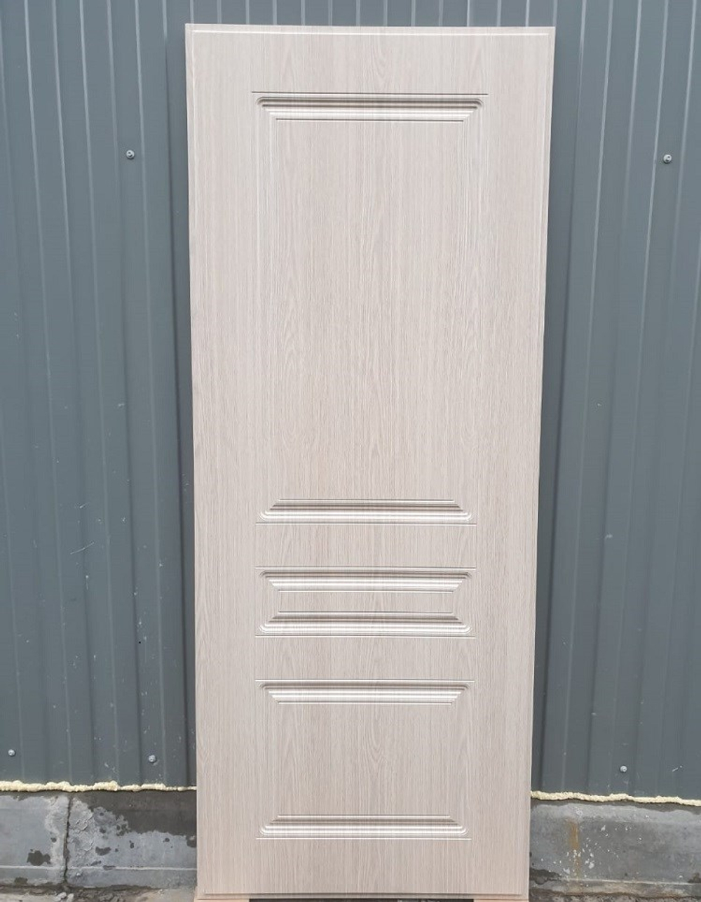 Входная металлическая дверь RеX (РЕКС) 11 Антик серебро / ФЛ-243 Беленый дуб