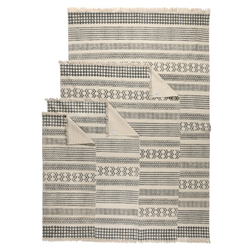 Ковер 70х160 Tkano Ethnic с контрастным орнаментом и бахромой