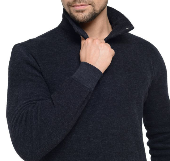 Термобелье мужское Norveg "-60" cвитшот (фуфайка) для мужчин с высоким воротом , 4TWPM1RLRU-010, антрацит