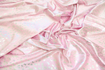 Атлас стрейч фоль светло-розовый