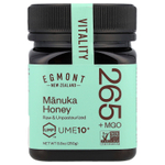 Egmont Honey, Мед манука, необработанный и непастеризованный, UMF ™ 10+, MGO 265+, 250 г (8,8 унции)