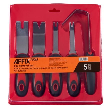 Цена на AFFIX (AF10810205) Набор съемников (лопатки) для панелей облицовки, 5 предметов