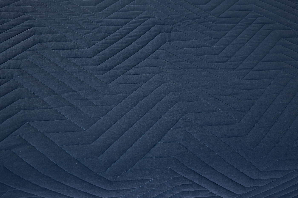 Покрывало 230х250 и 2 наволочки 50х70 Sofi De MarkO Мориц синее