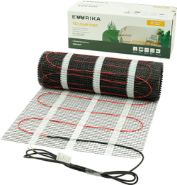 Теплый пол EWRIKA MAT EWR 150-6 самоклеящийся, под плитку, под паркетную доску, под керамогранит