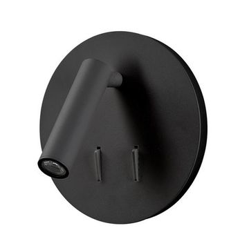 Настенный светодиодный светильник CLT 223W BL черный Crystal Lux