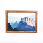 Картина в раме Н.К. Рерих "Горная Обитель" репродукция