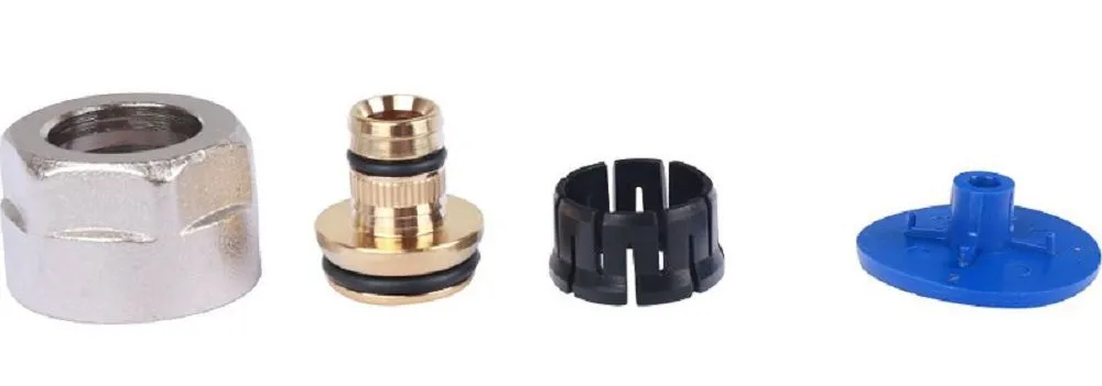 Соединение резьбозажимное трубки Rehau (Рехау) FLEX/PINK (Флекс/Пинк) 16Х2,2XG3/4 (евроконус)