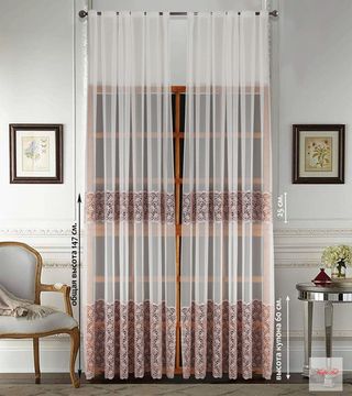 Тюль Патриция-2 французская сетка (пыльная роза)