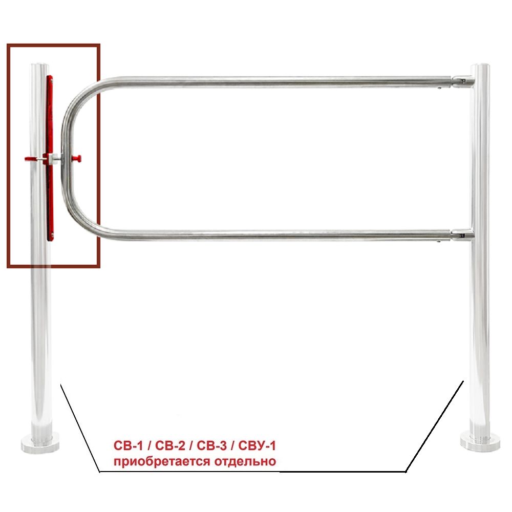Створка "Антипаника" 1 м (без вертикальных стоек)