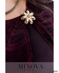 Платье 375-бордо Minova