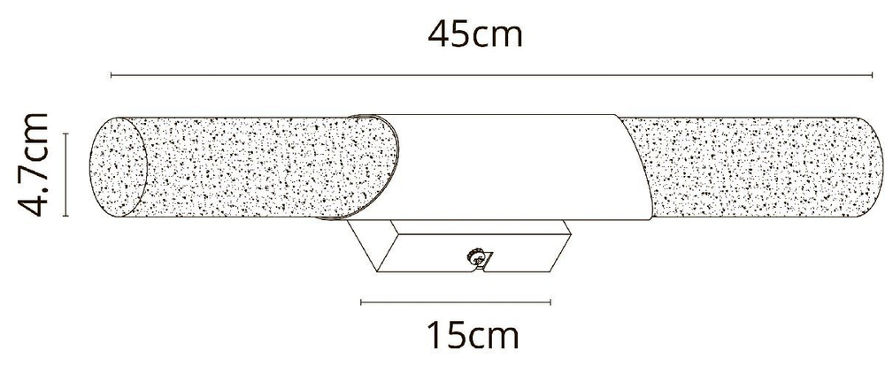 Подсветка для зеркал Arte Lamp Aqua-Bastone A2470AP-2BK