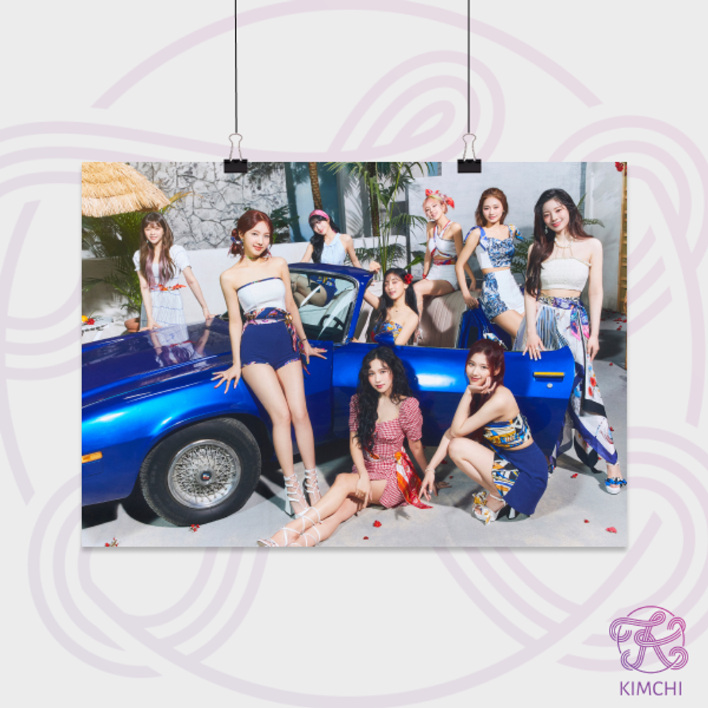 Постер А4 - TWICE - Taste Of Love (Taste ver.)