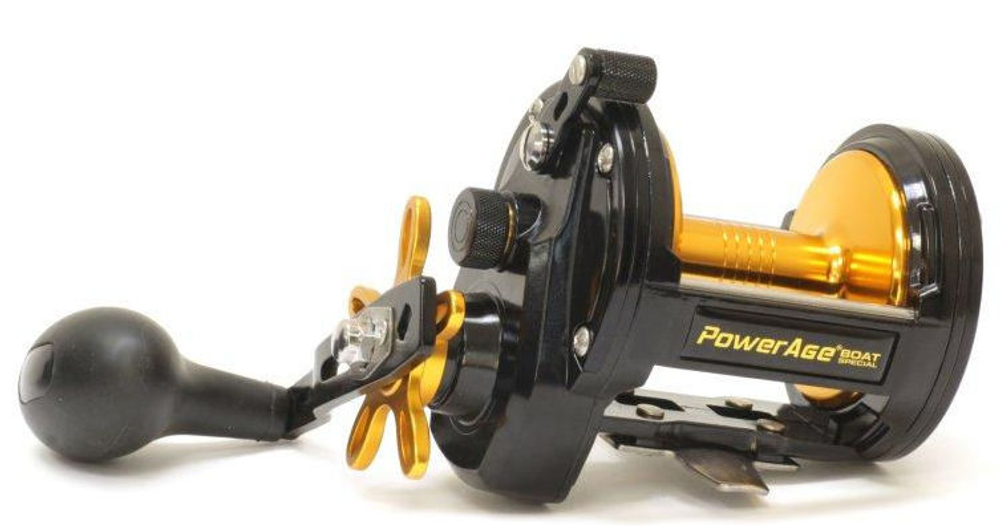 Мультипликаторная катушка Stinger PowerAge Boat 40R (3+1BB, мет. шпуля)