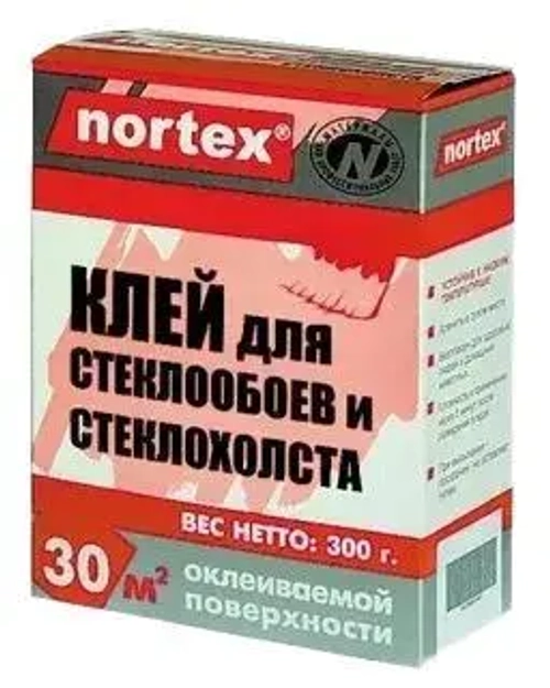 Nortex Клей для обоев, 300 г., 8 л., 1 шт.