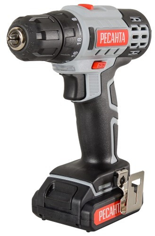 Дрель шуруповерт аккумуляторная ДА-14-2ЛК Ресанта