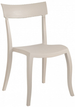 Стул пластиковый Papatya Hera-SP Rattan, тортора