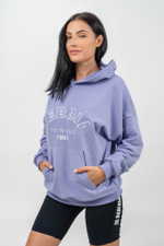 Кофта BRANDED OVERSIZED HOODIE GYM RAT 256 Лиловая