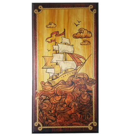 Саввина Нарды в деревянной коробке Корабль