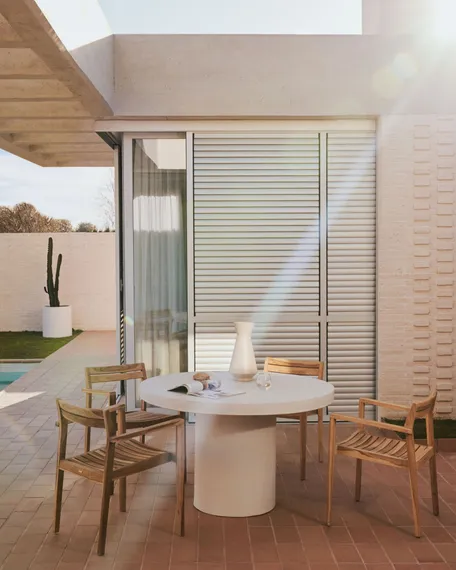 Садовый стул Victoire из массива тика